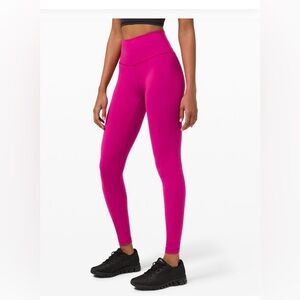 Wunder Train High-Rise Tight 28" in Raspberry